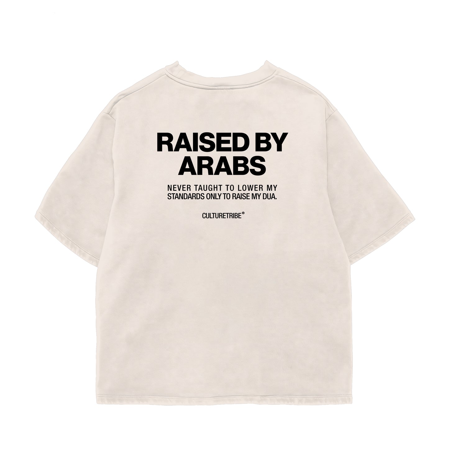 Raised By Arabs Backprint Oversize Tee