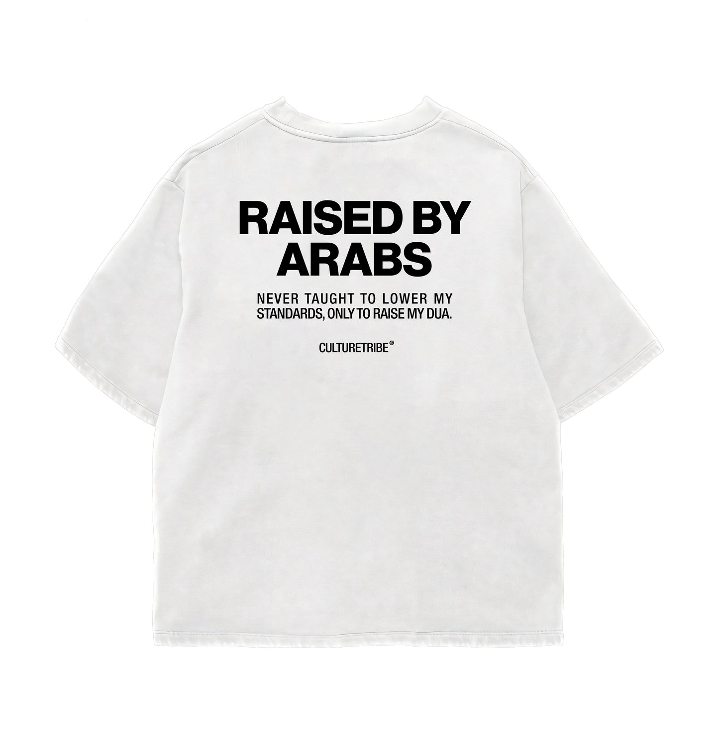 Raised By Arabs Backprint Oversize Tee
