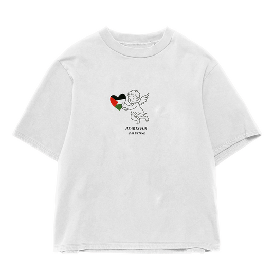 Hearts 4 Palestine Oversized Shirt