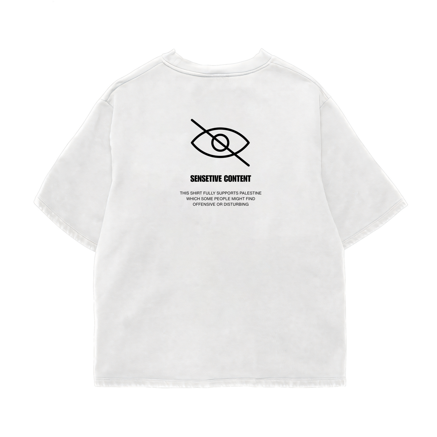 Sensetive Content Oversized Shirt