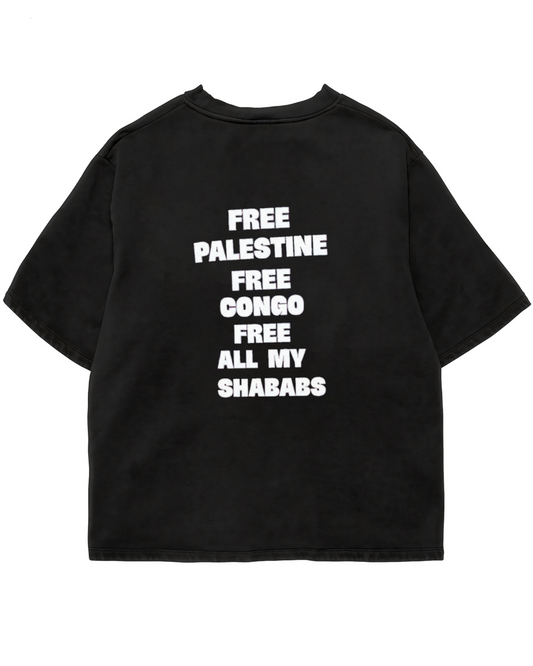 Free All My Shababs Oversize Shirt
