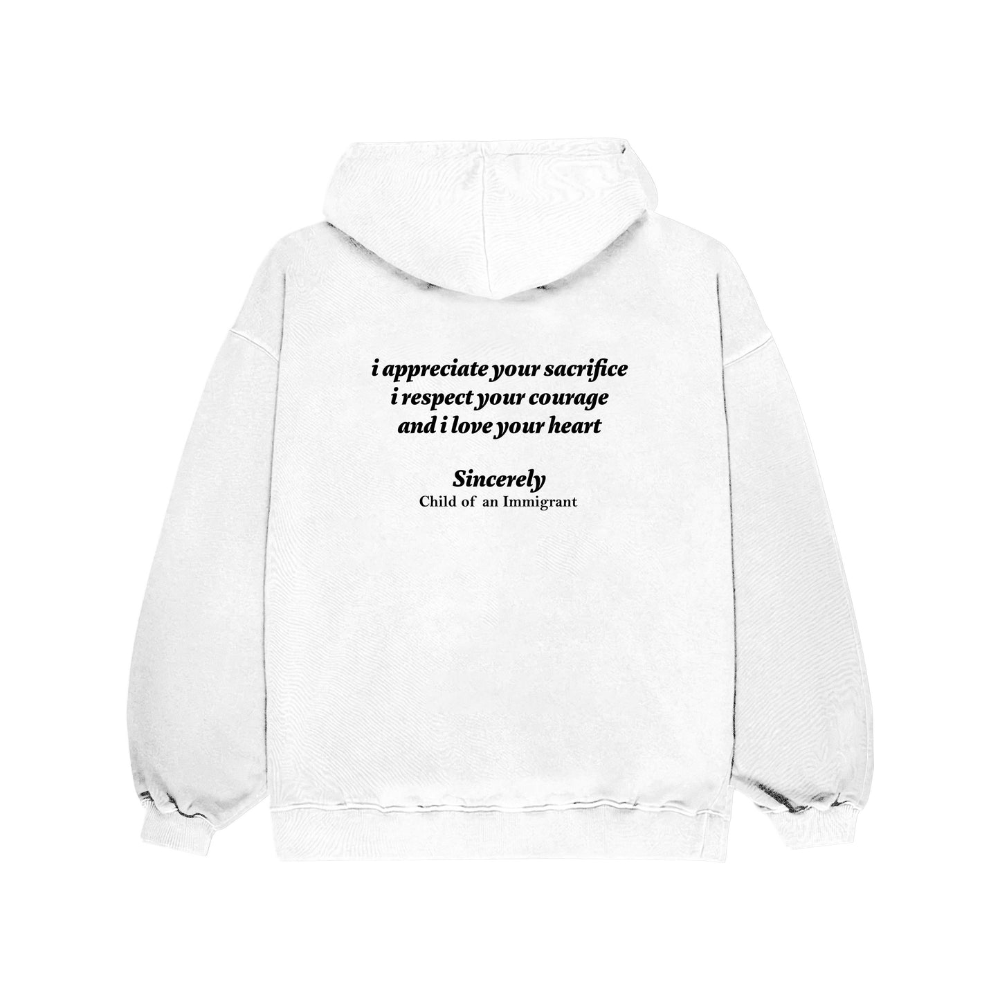 Letter To Our Parents Oversize Hoodie Culturetribe
