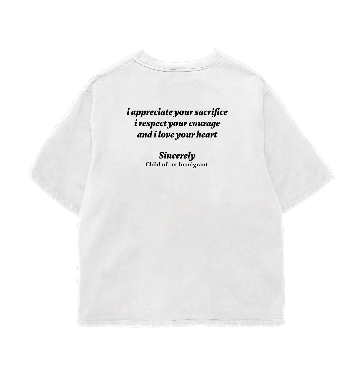 Letter To Our Parents Oversize Tee Culturetribe
