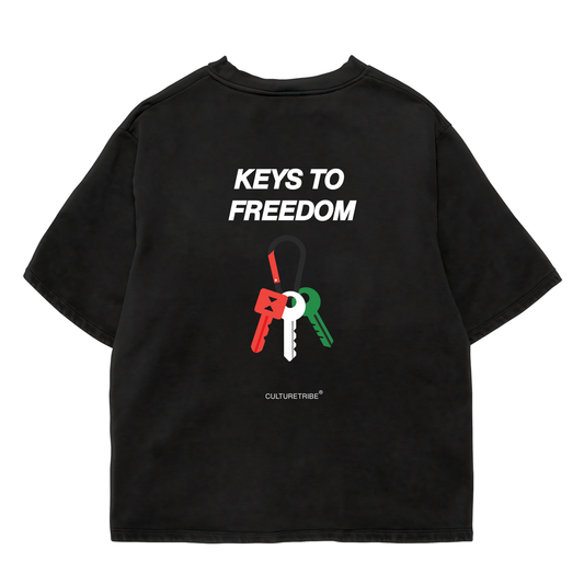 Keys To Freedom Oversized Tee