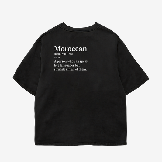 Moroccan Definition Language Oversize Tee