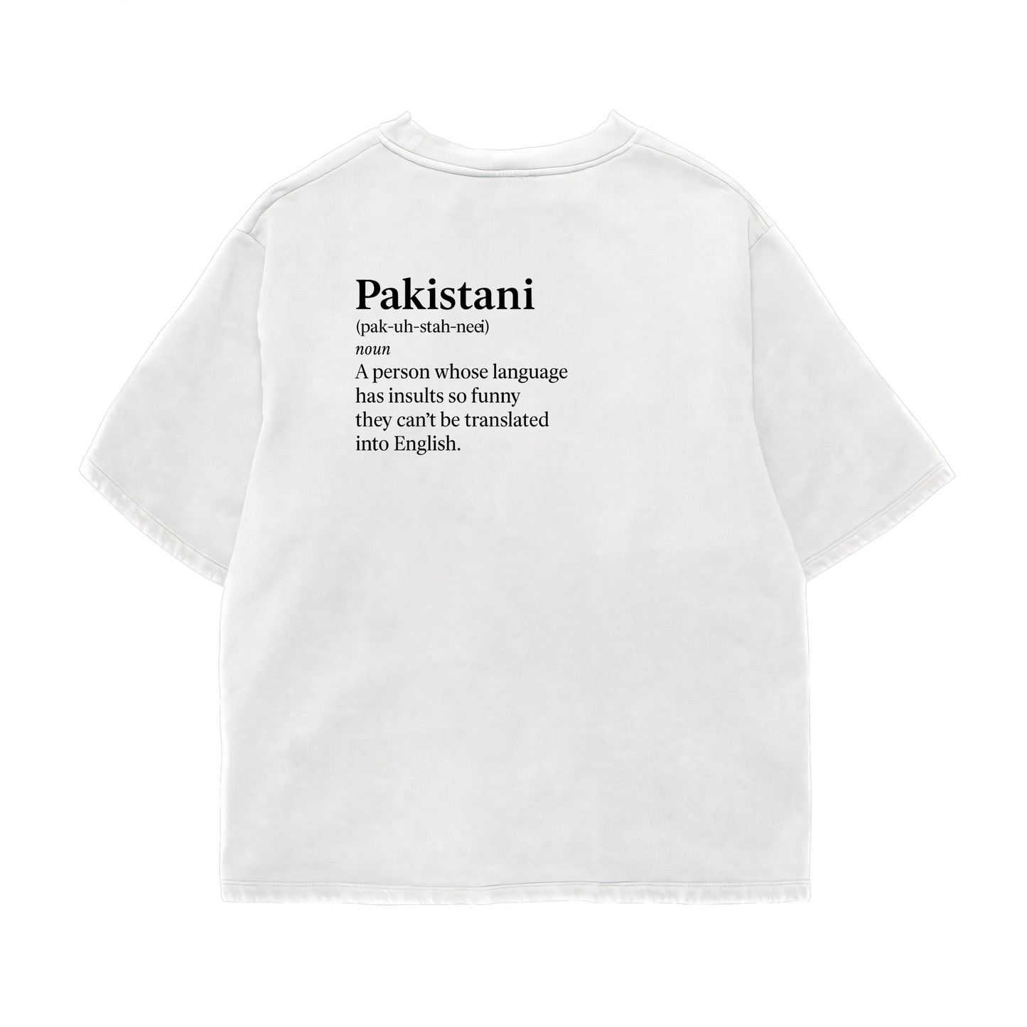 Pakistani Definition Oversize Tee