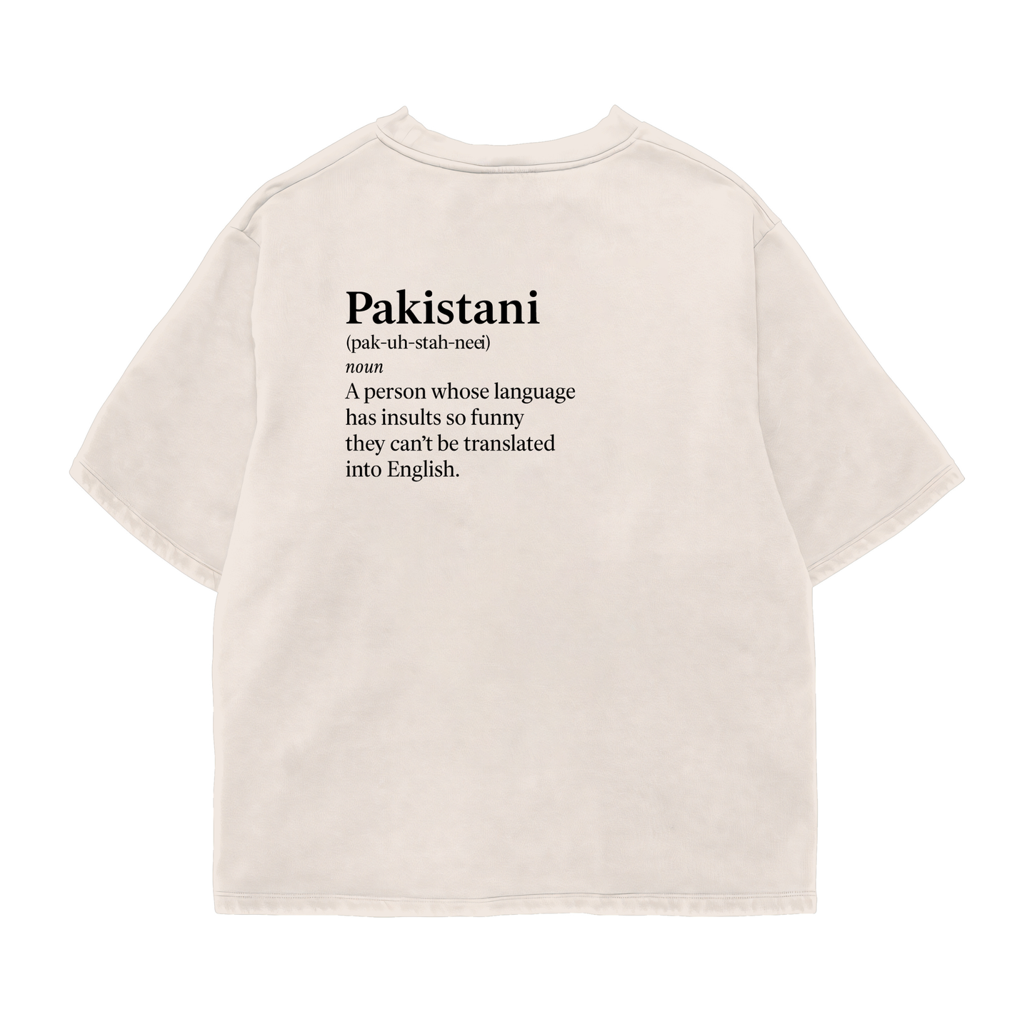 Pakistani Definition Oversize Tee