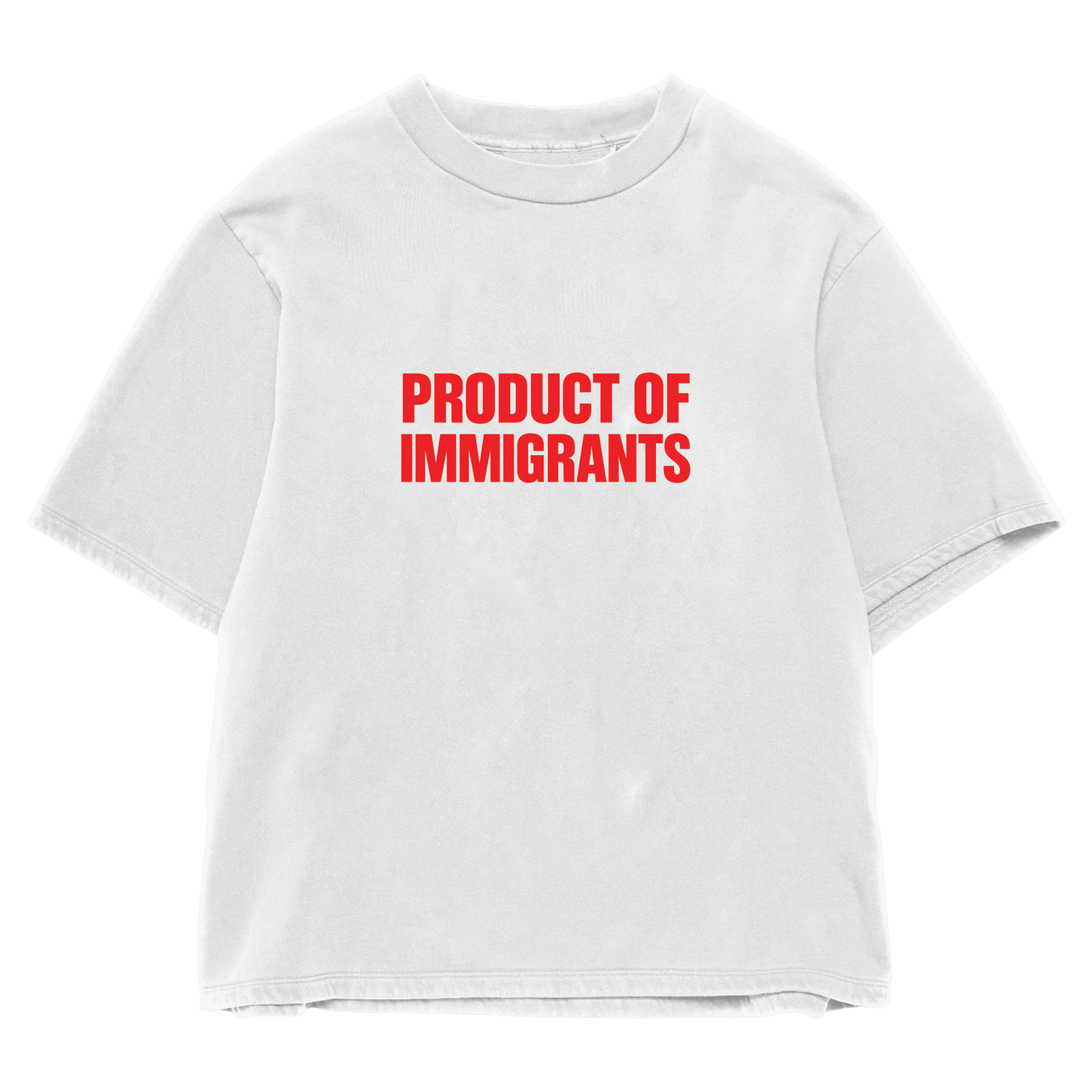 Product Of Immigrants Oversize Shirt