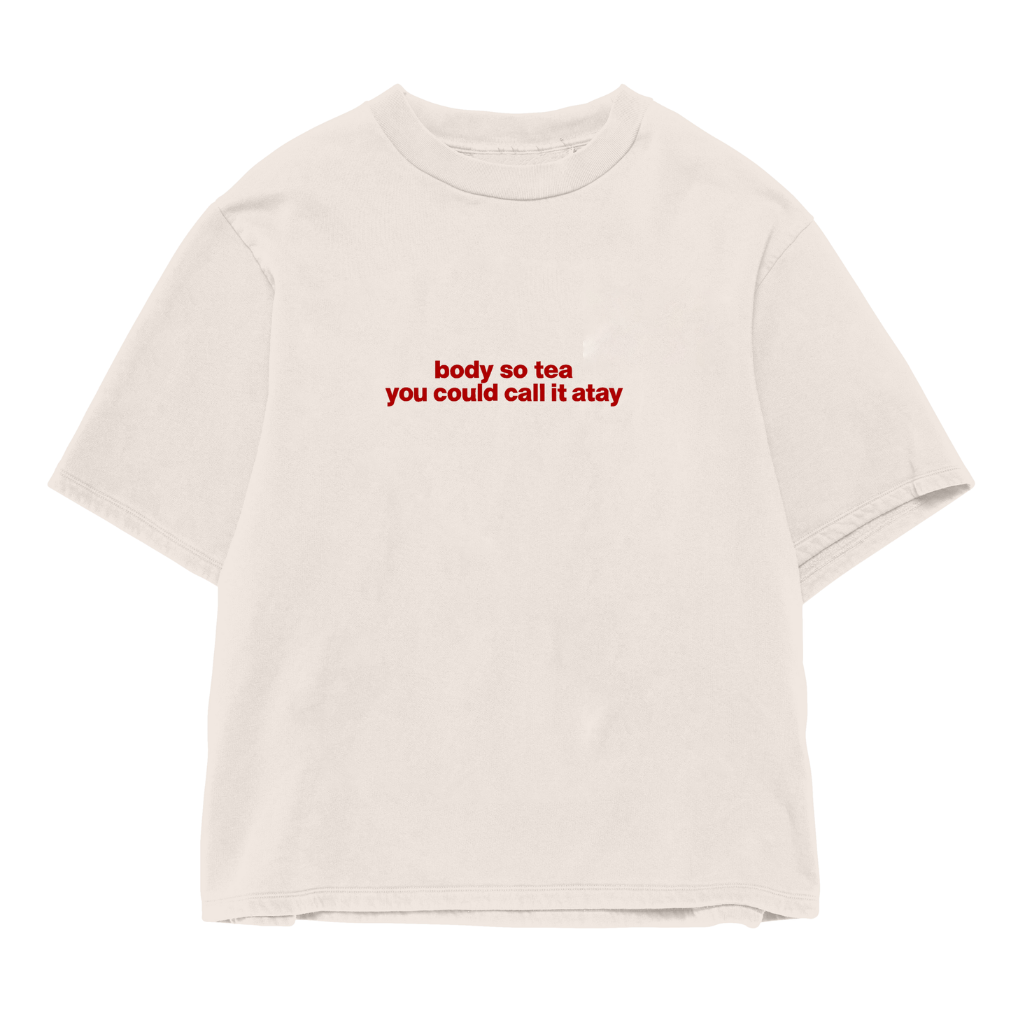 Body so tea Oversized Shirt