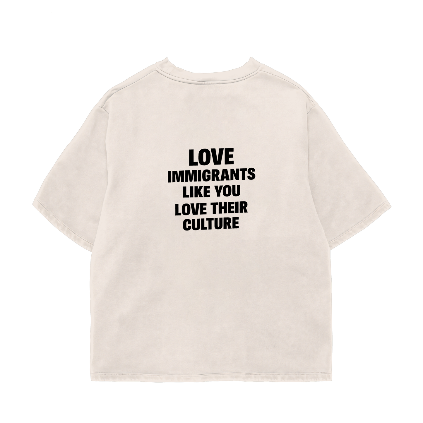 Love Immigrants Oversized Shirt
