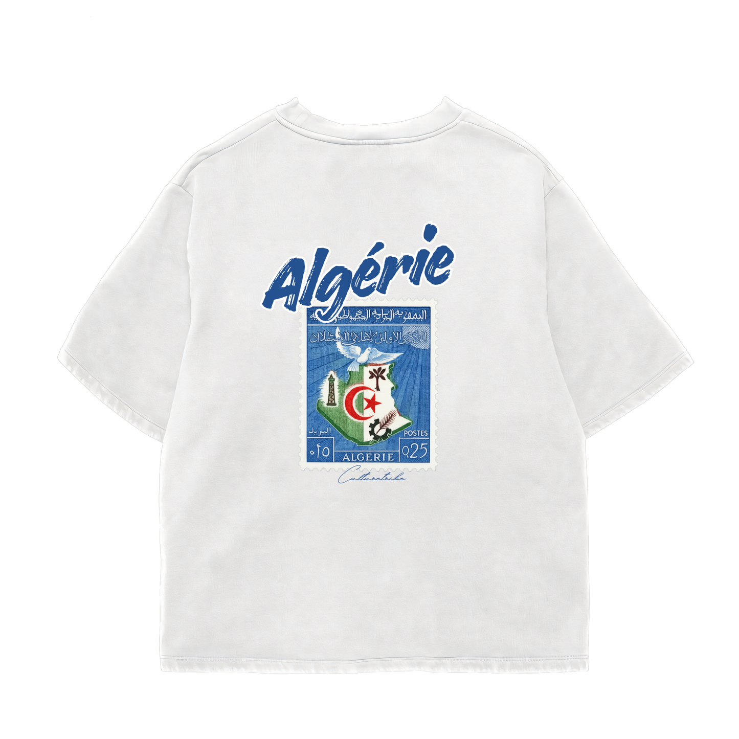 Algerie Blue Oversized Shirt