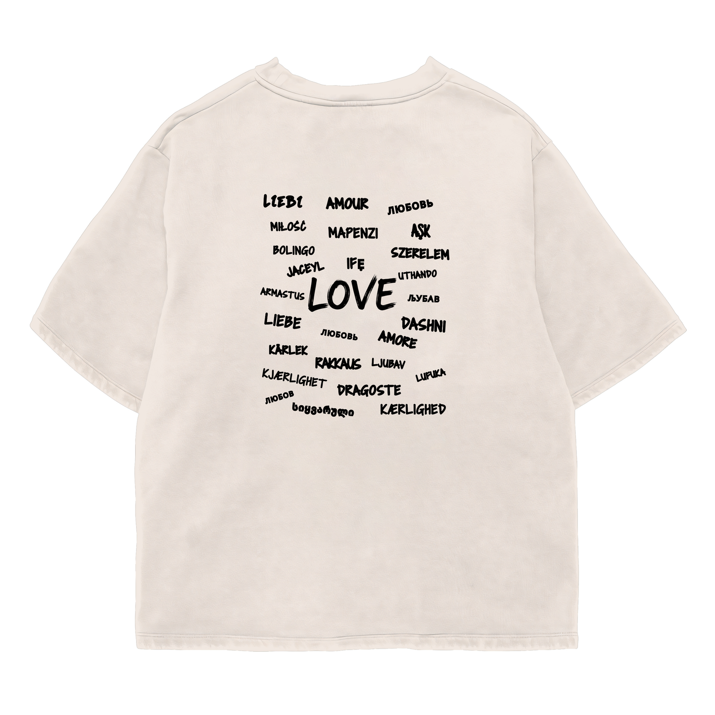 Love Language Oversized Shirt
