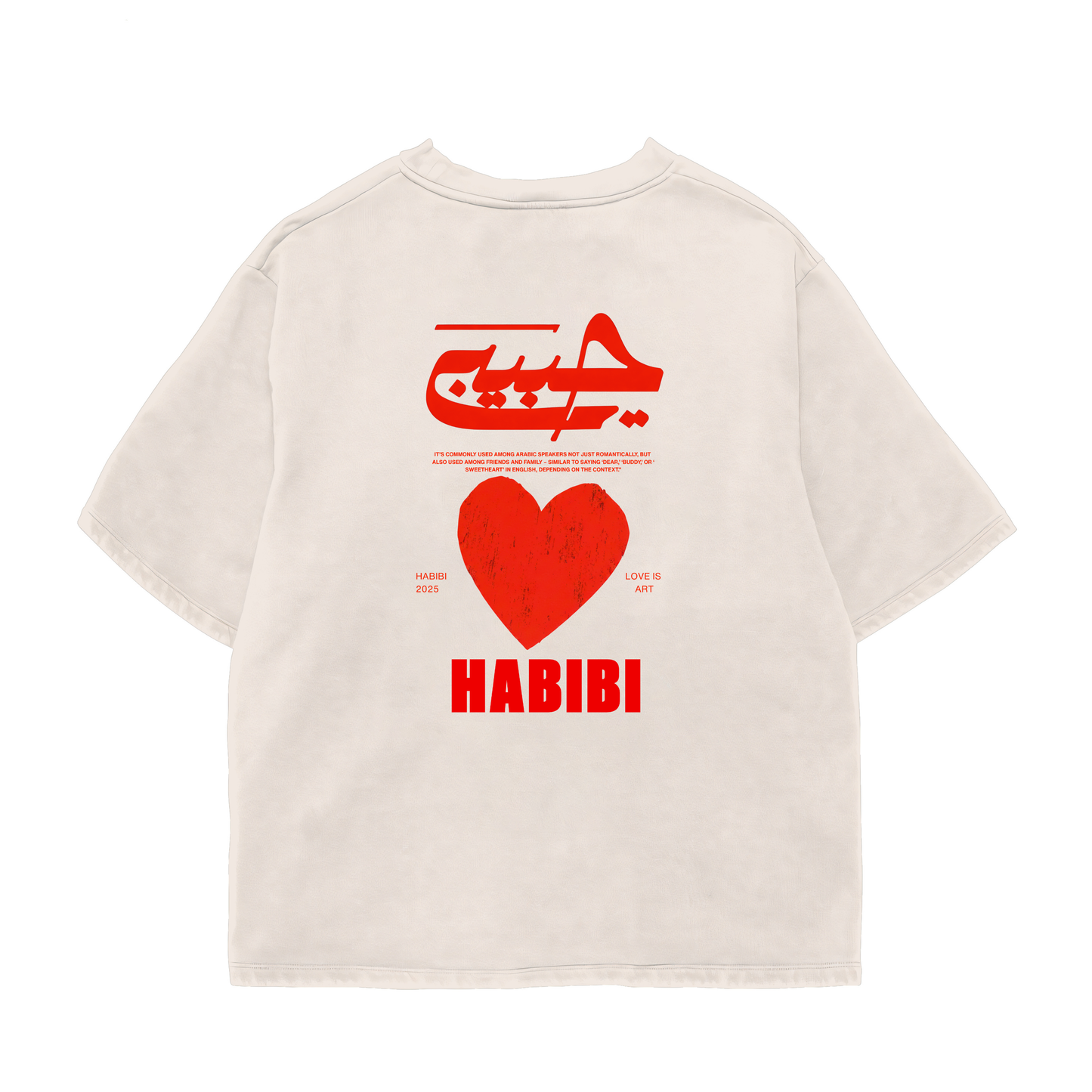 Habibi Heart Oversized Shirt