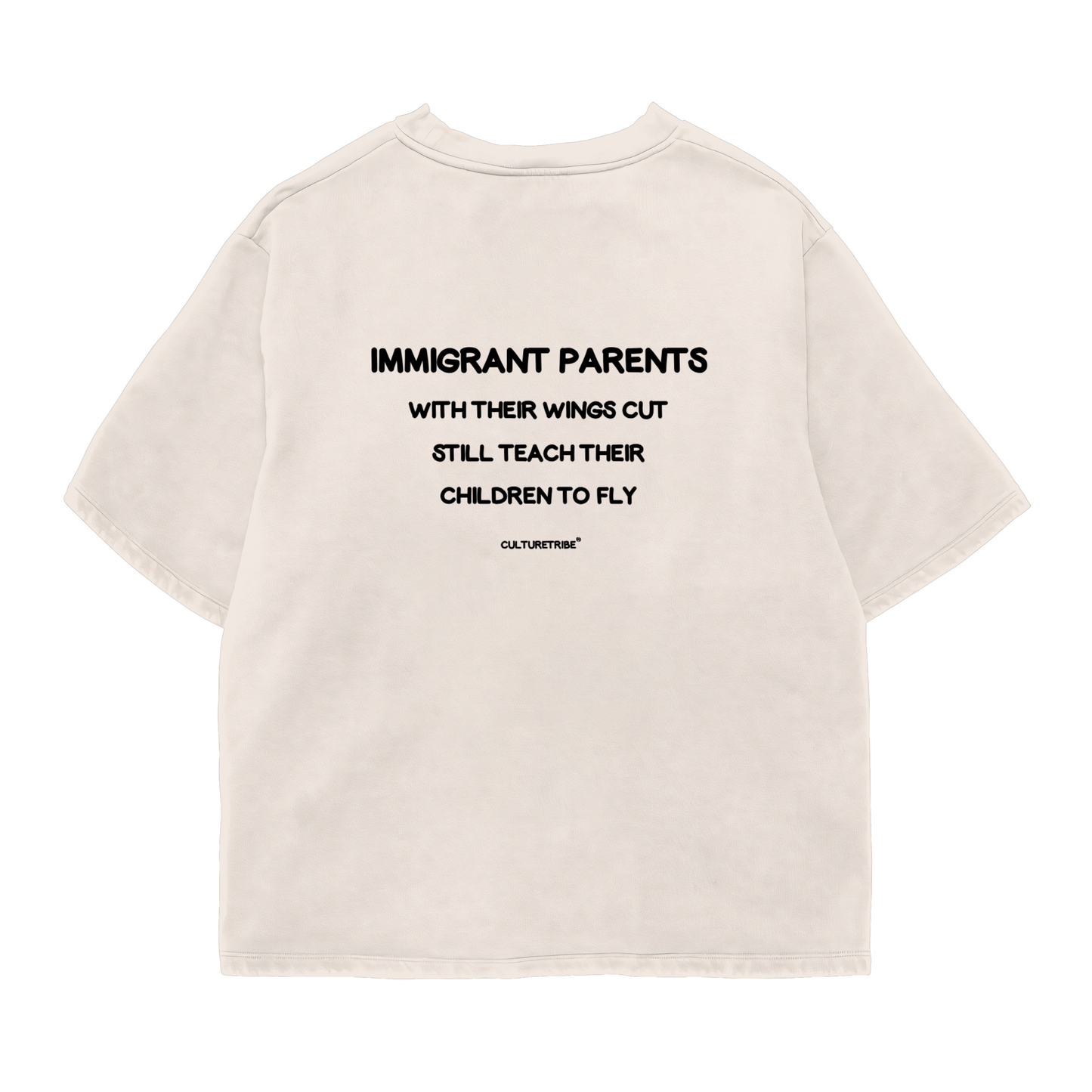 WINGS CUT BACKPRINT Oversized Shirt