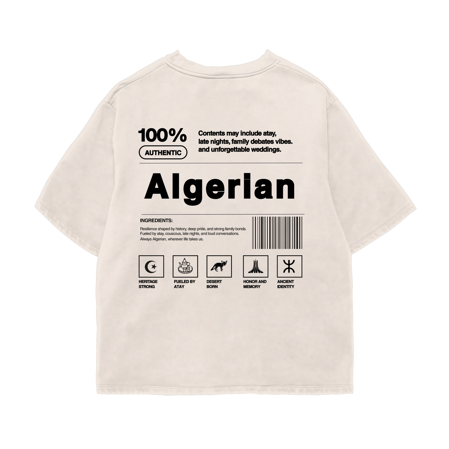 100% Algerian Oversized Shirt