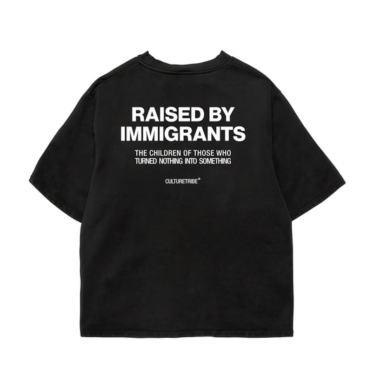 Raised By Immigrants Oversize Tee Culturetribe
