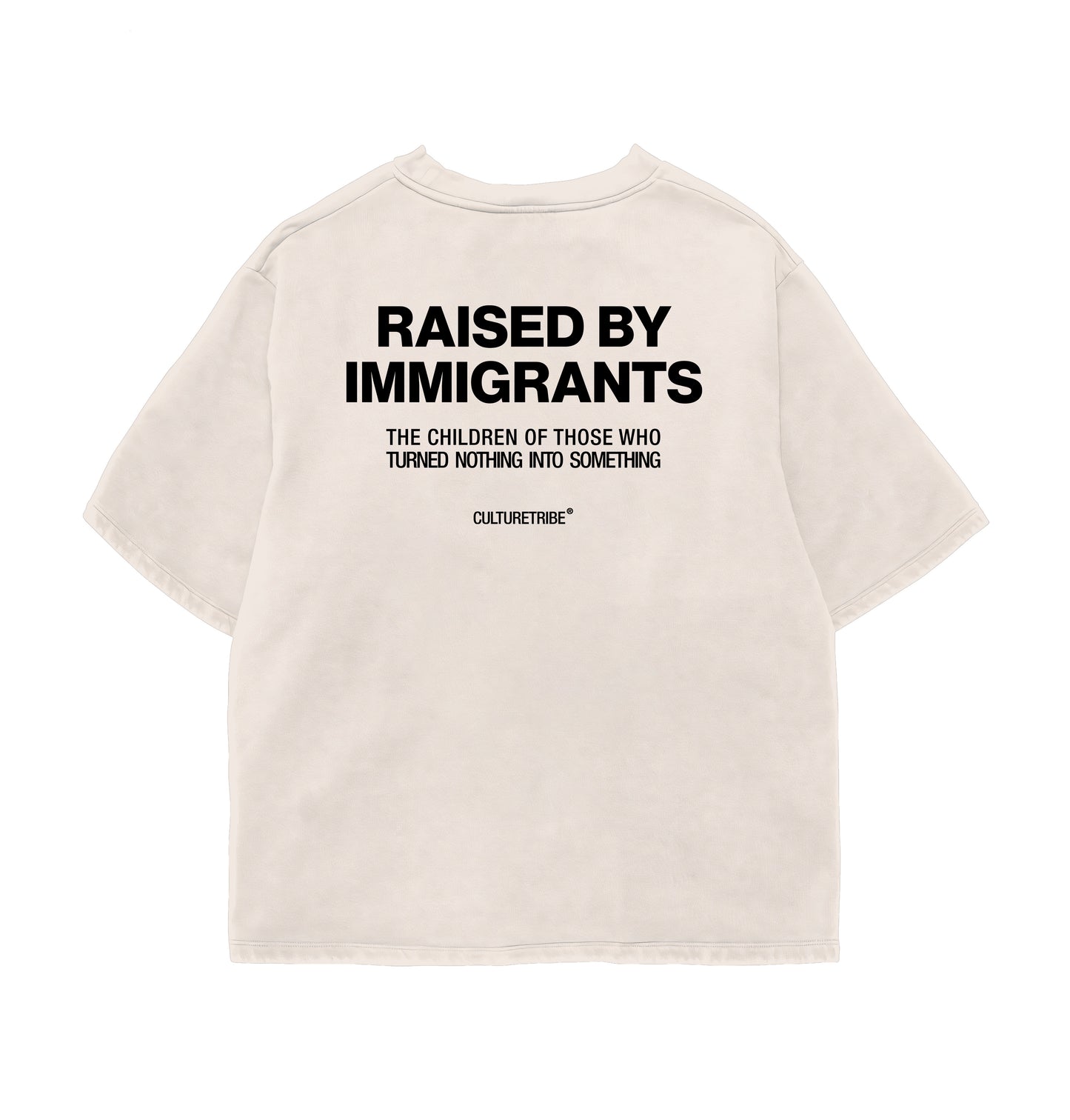 Raised By Immigrants Oversize Tee Culturetribe