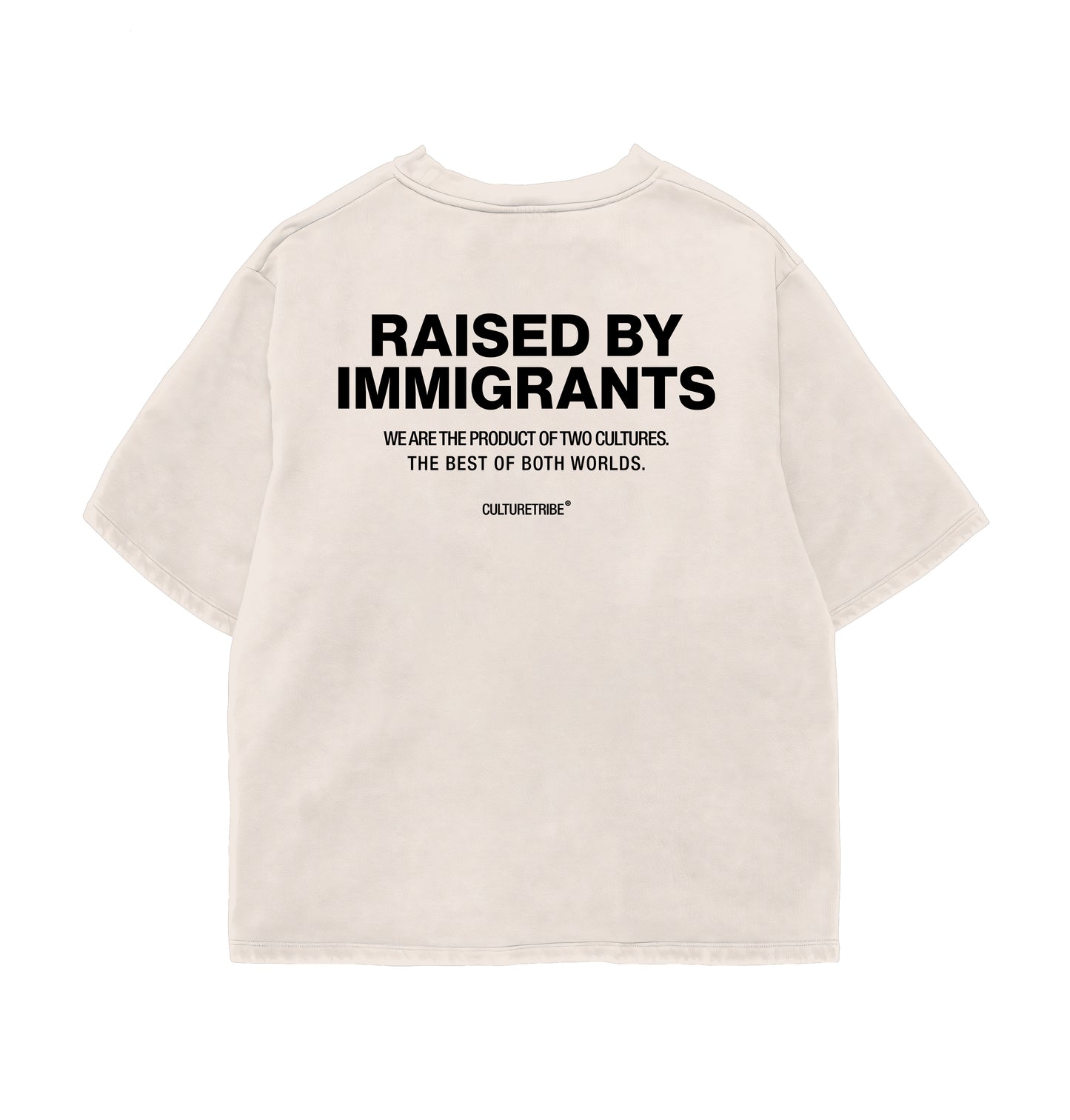 Raised By Immigrants Oversize Tee Culturetribe