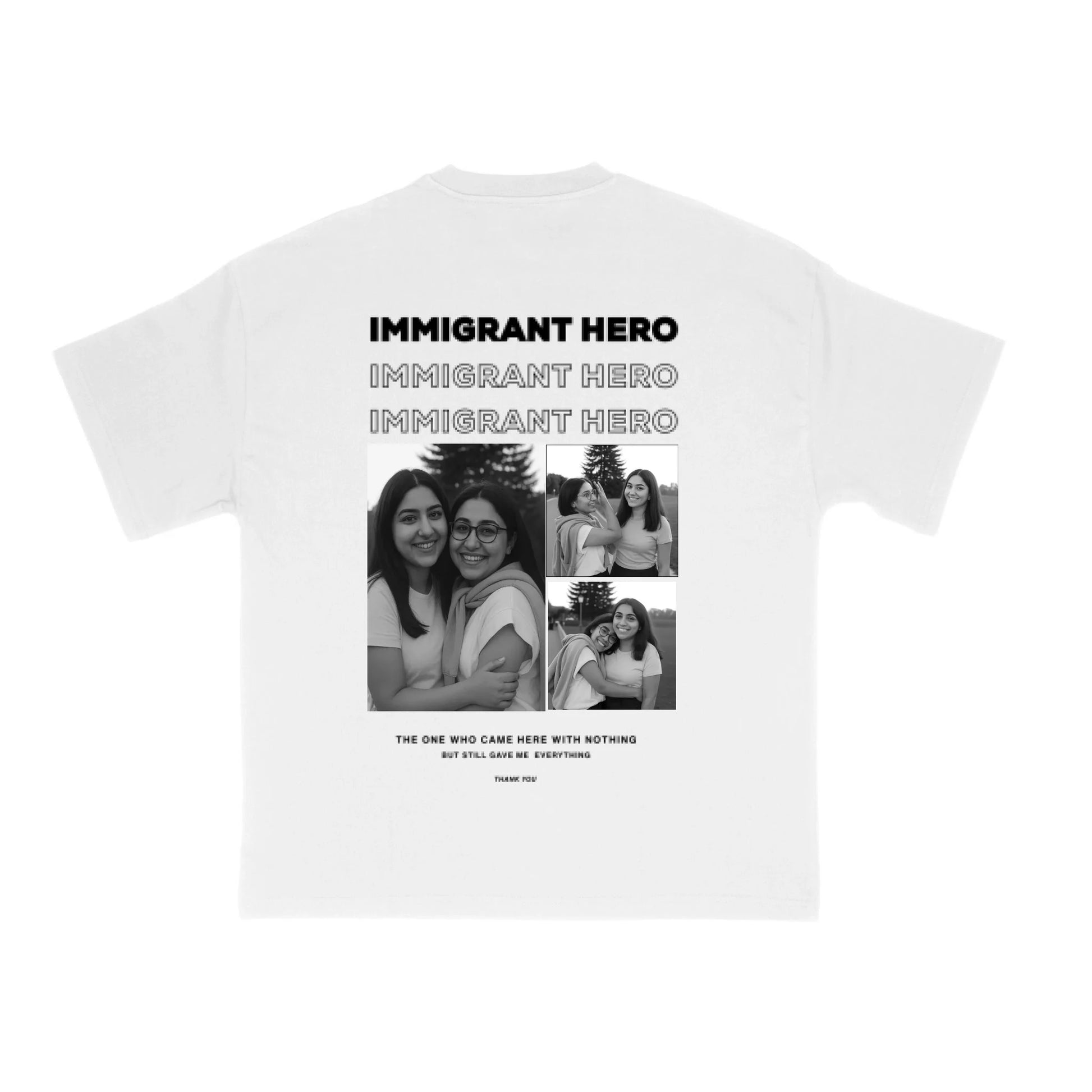 mockup white tee