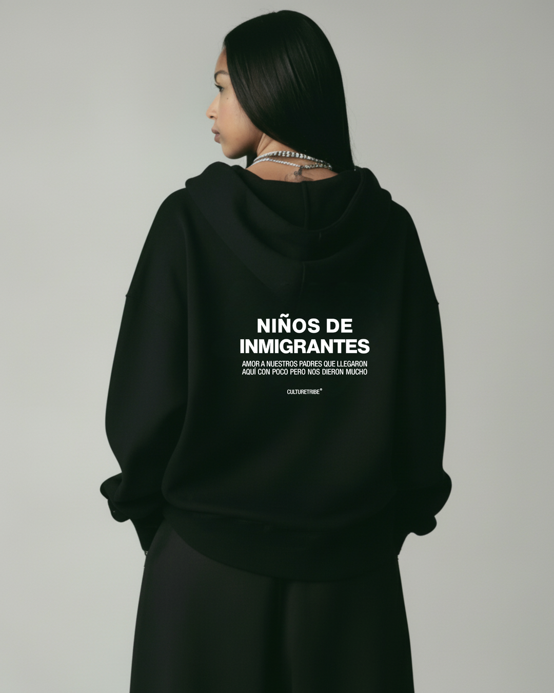 <tc>Ninos De Immigrantes Oversized Hoodie</tc>