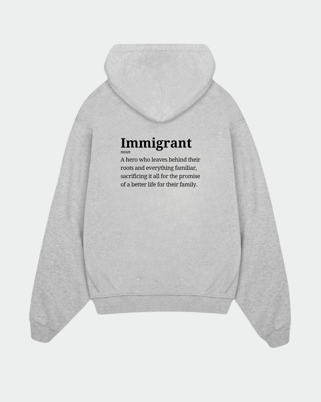 <tc>Immigrant Oversized Zipper Hoodie</tc>