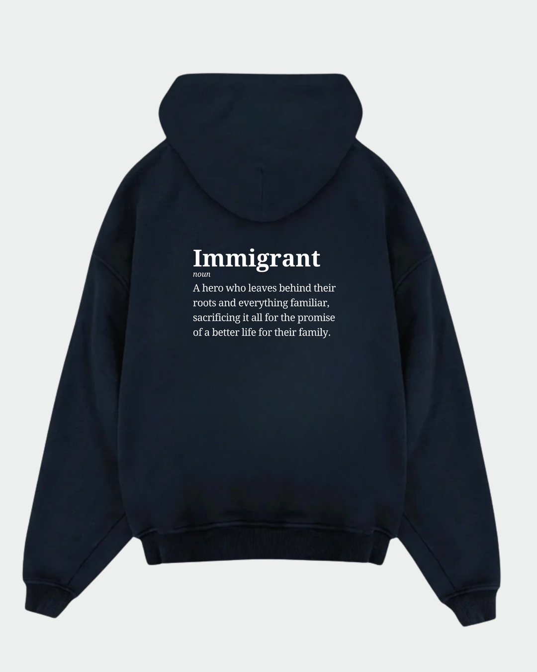 <tc>Immigrant Oversized Zipper Hoodie</tc>