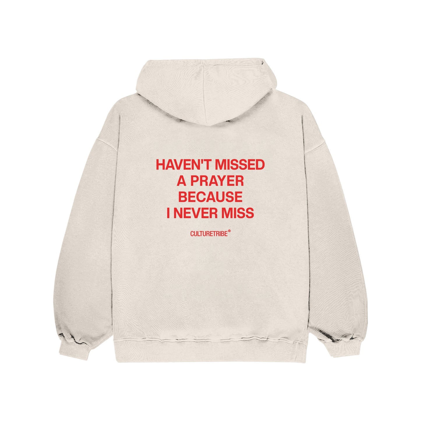 Havent Missed a Prayer Oversized Hoodie Culturetribe