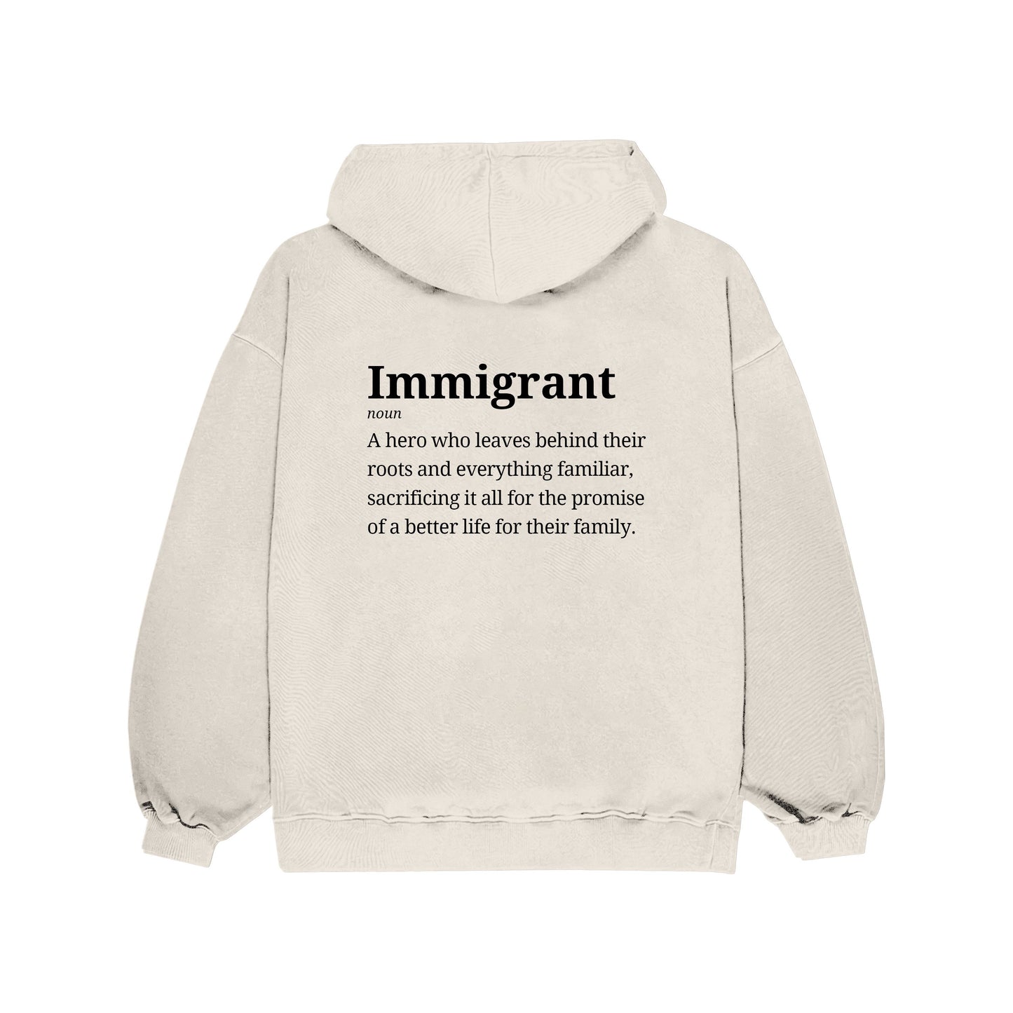 Immigrant Oversized Hoodie Culturetribe