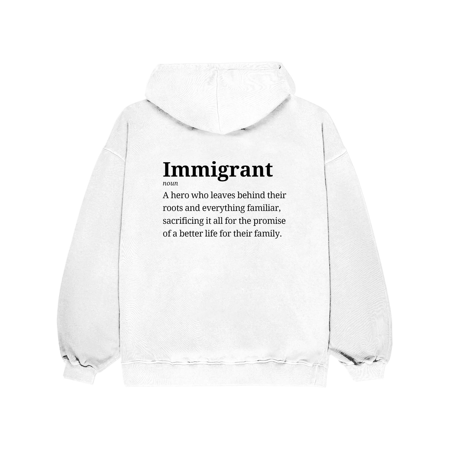 Immigrant Oversized Hoodie Culturetribe