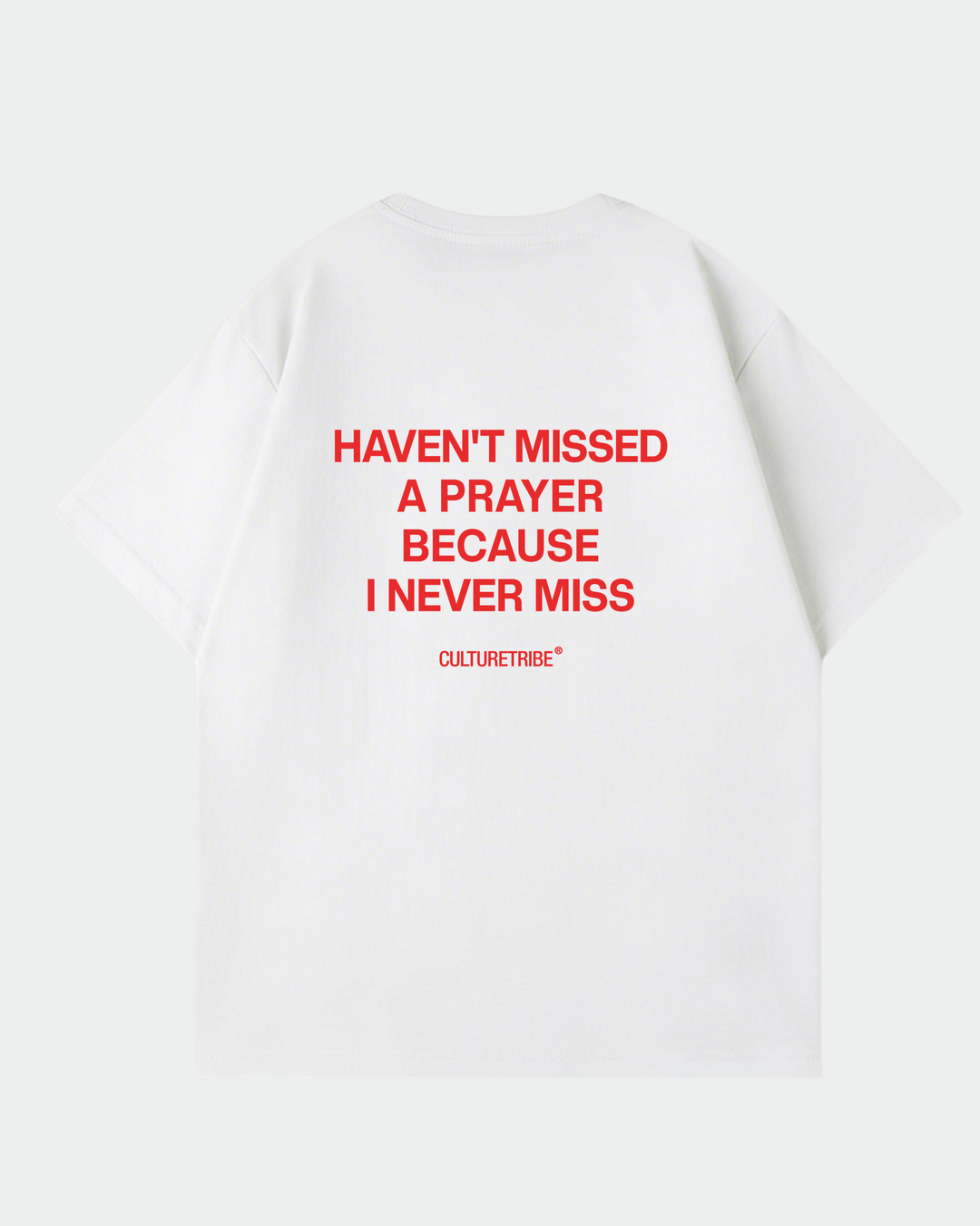 <tc>Havent Missed A Prayer Oversized Shirt</tc>