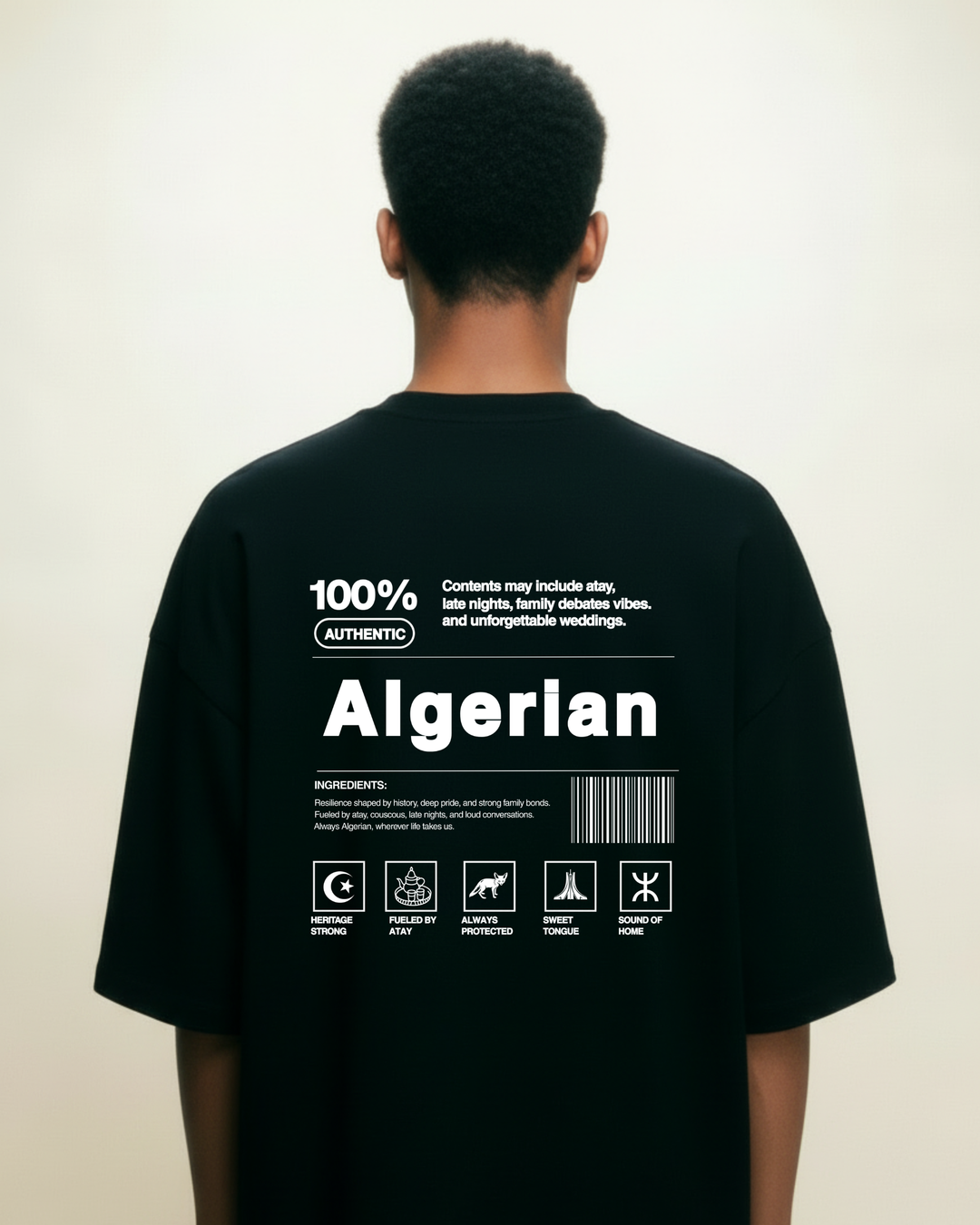 <tc>100% Algerian Oversized Shirt</tc>