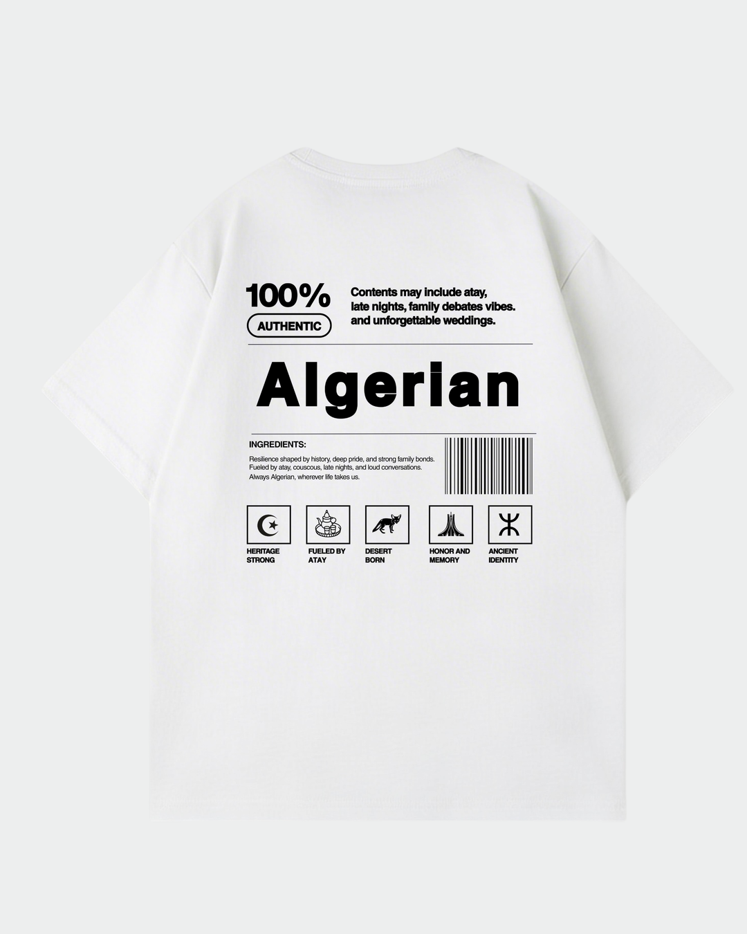 <tc>100% Algerian Oversized Shirt</tc>