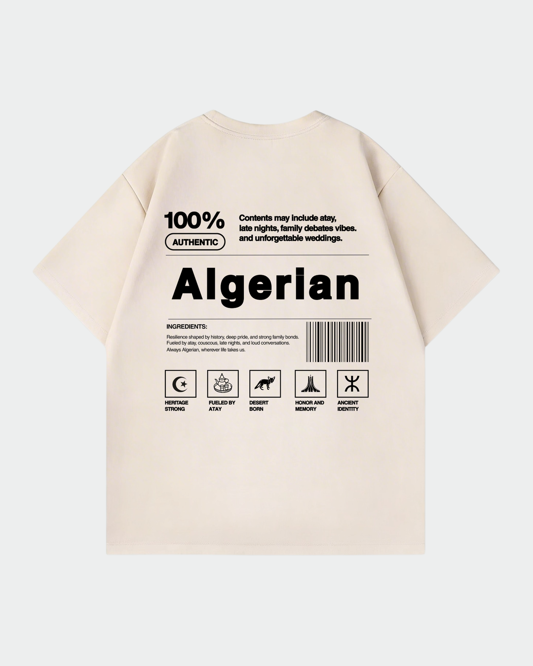 <tc>100% Algerian Oversized Shirt</tc>