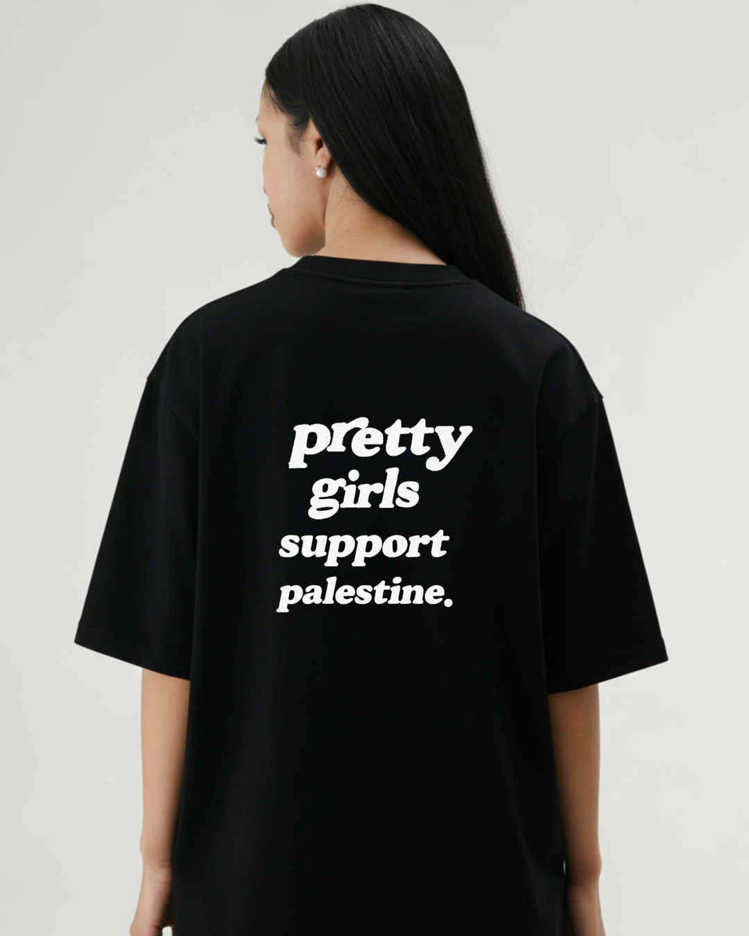 <tc>Pretty Girls Support PLSTN Oversized Shirt</tc>