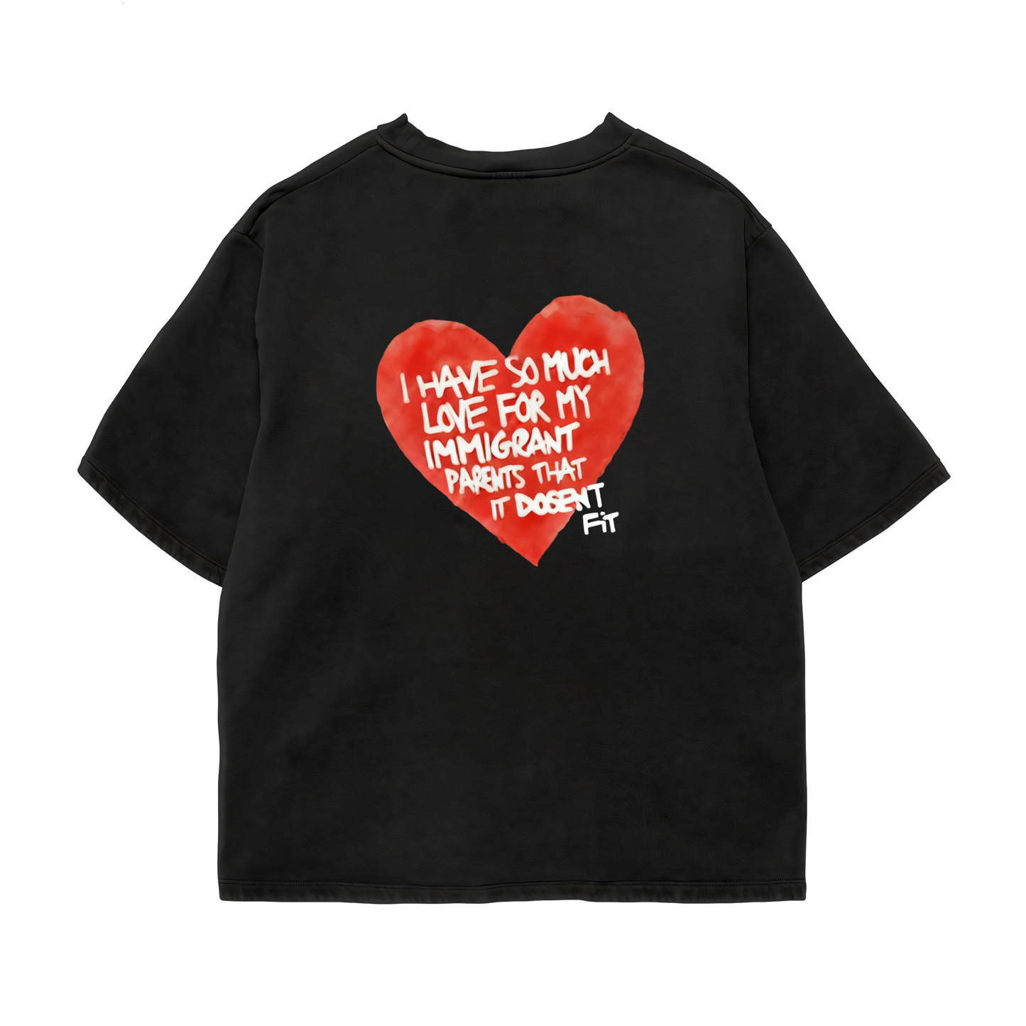 Love Parents Oversized Shirt