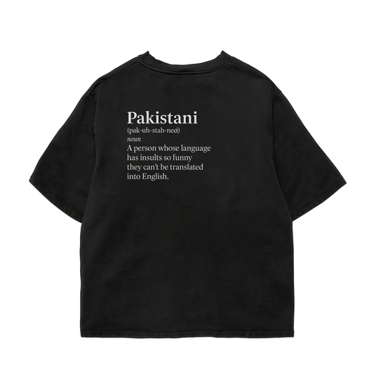 Pakistani Definition Oversize Tee