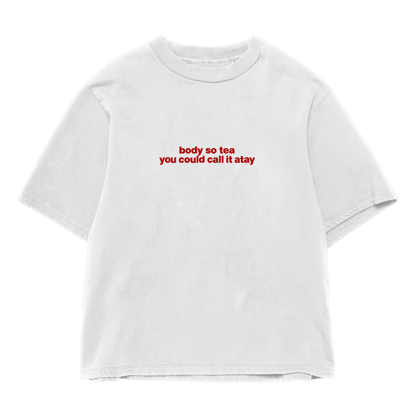 Body so tea Oversized Shirt