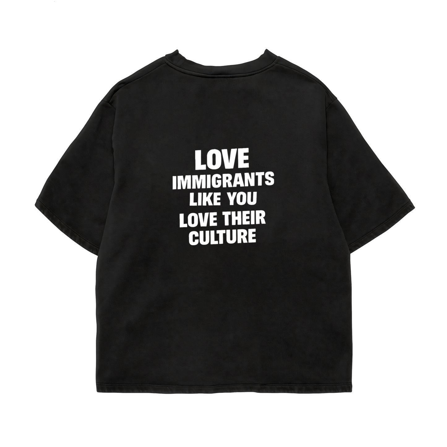 Love Immigrants Oversized Shirt