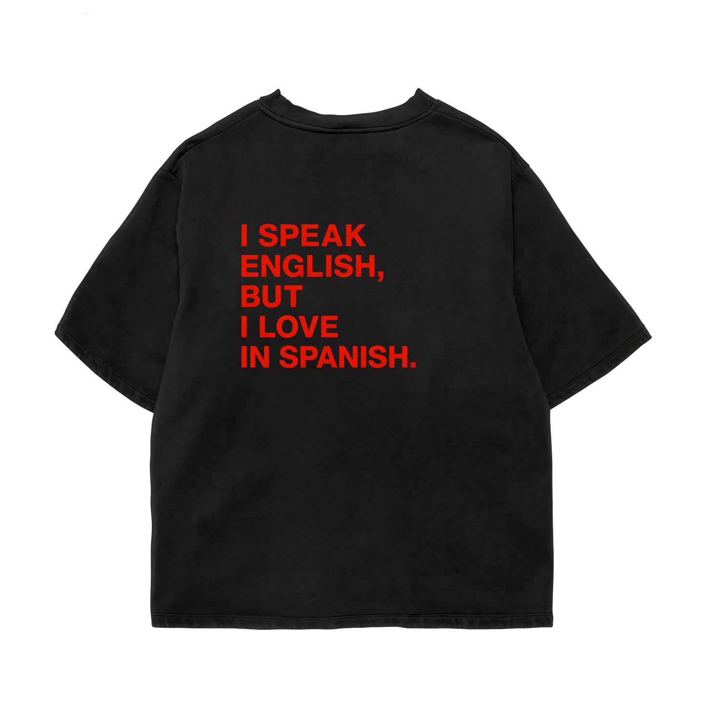 Speak English Oversized Shirt