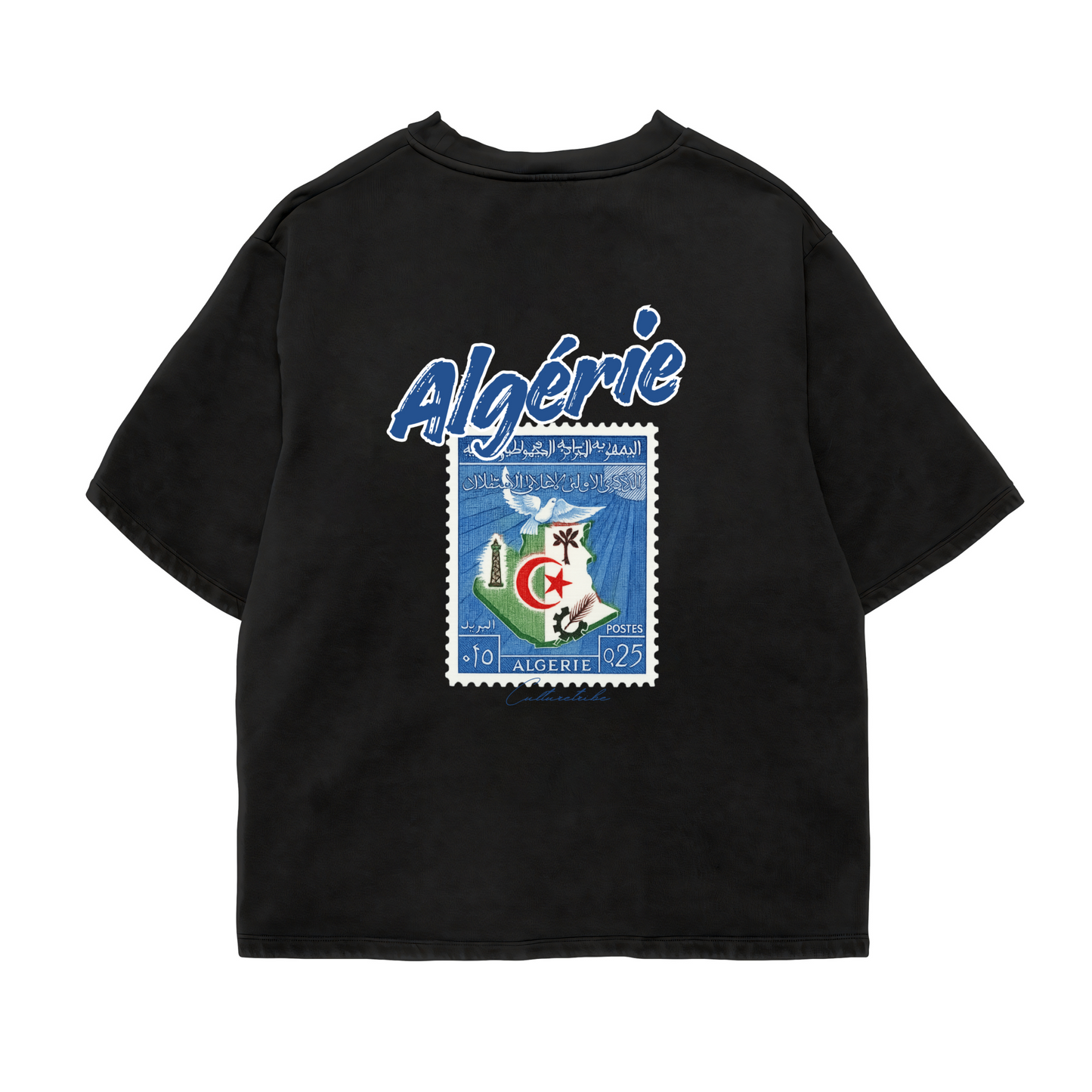 Algerie Blue Oversized Shirt