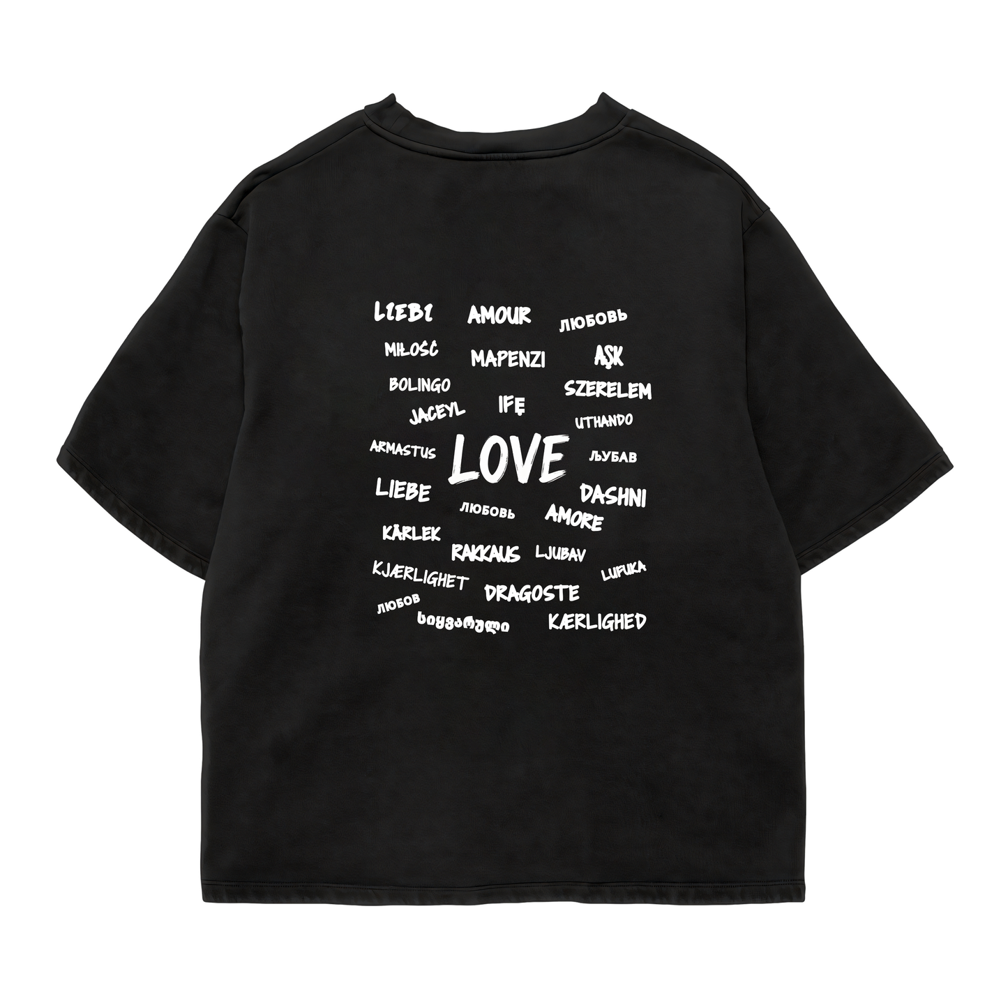 Love Language Oversized Shirt