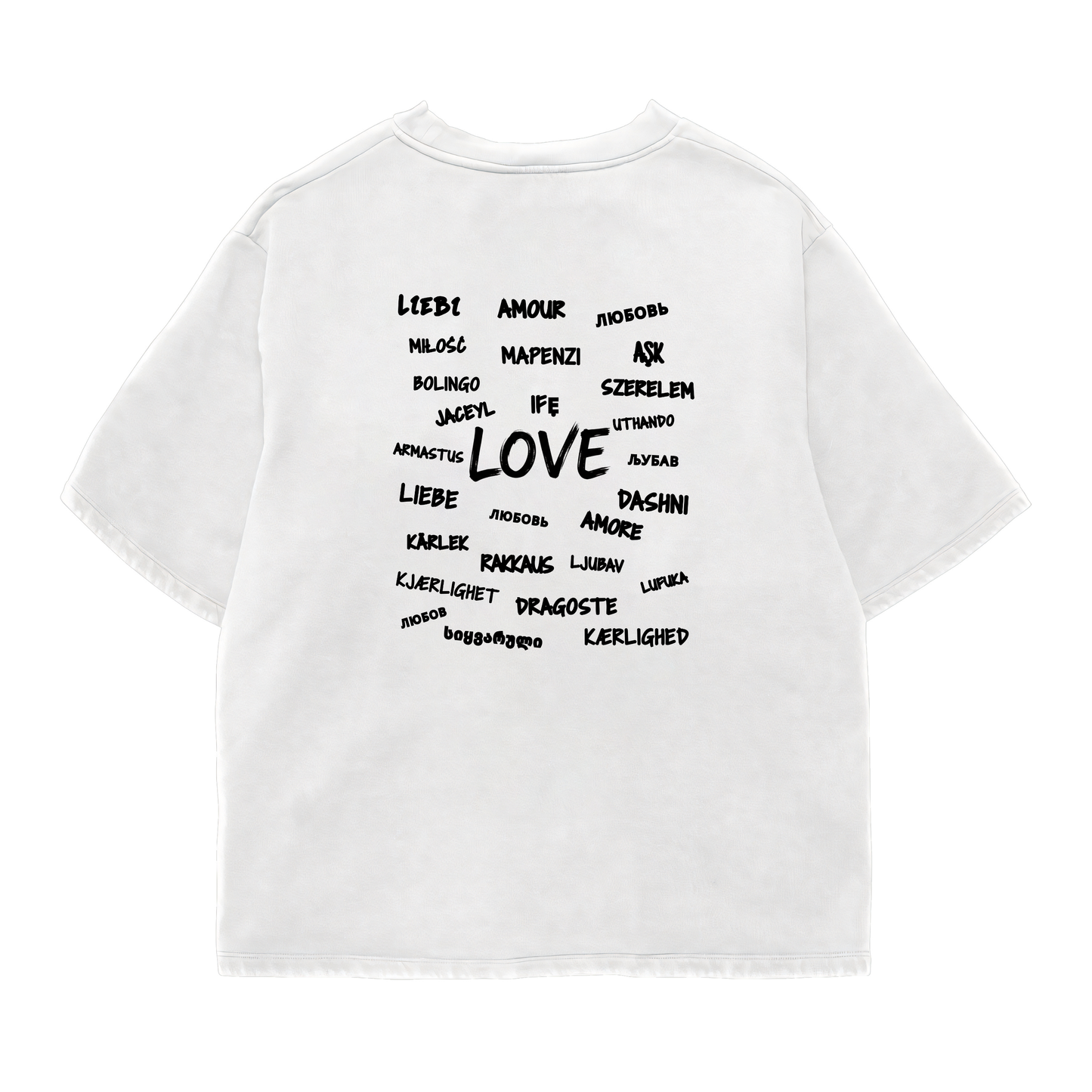 Love Language Oversized Shirt