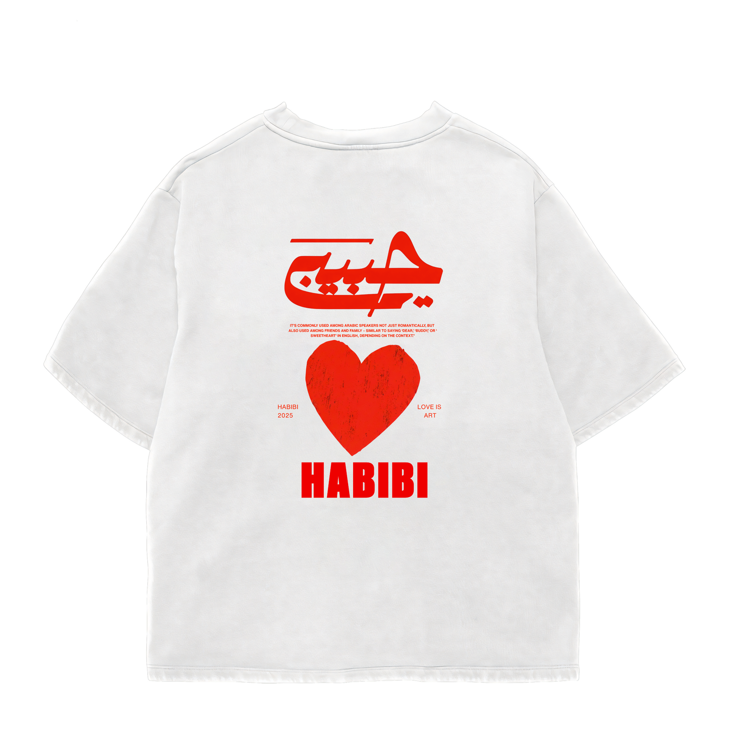 Habibi Heart Oversized Shirt