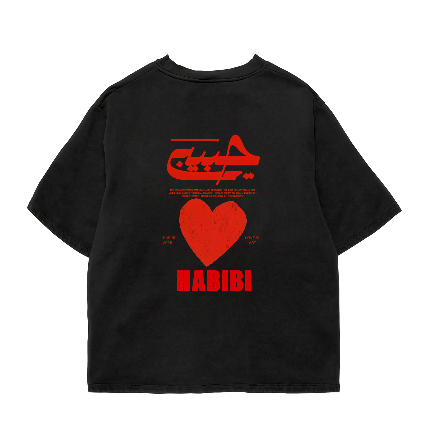 Habibi Heart Oversized Shirt