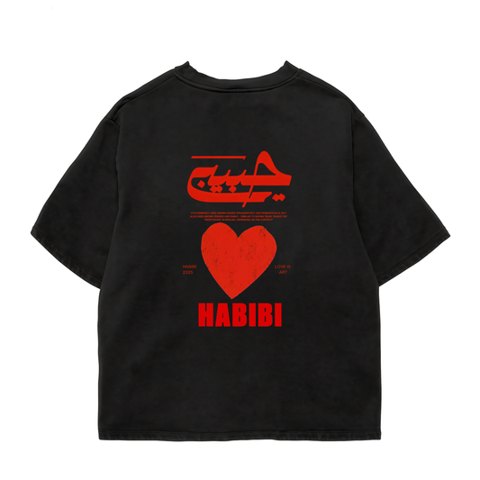 Habibi Heart Oversized Shirt
