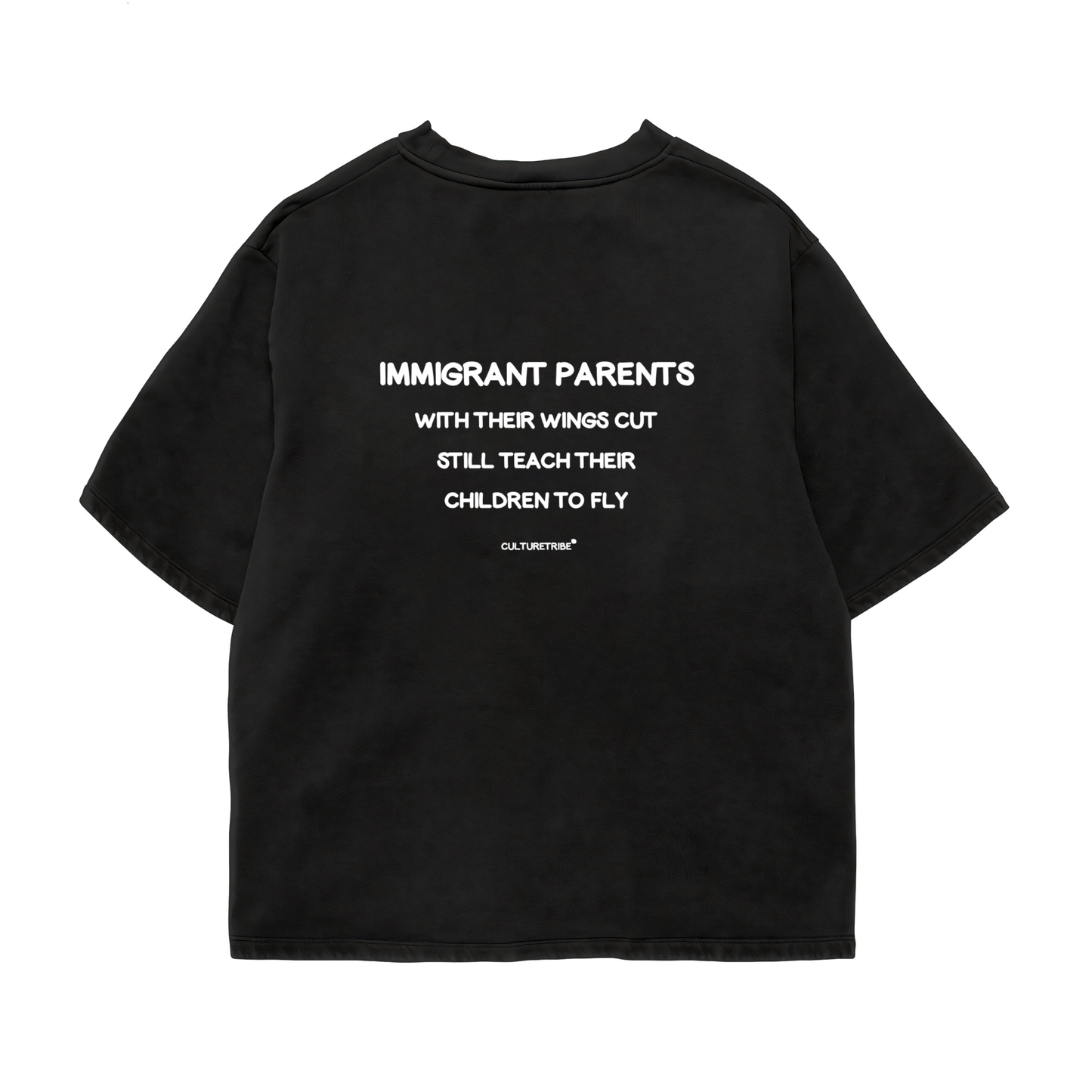 WINGS CUT BACKPRINT Oversized Shirt