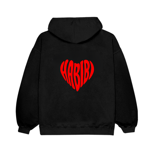 HABIBI HEART Oversized Hoodie