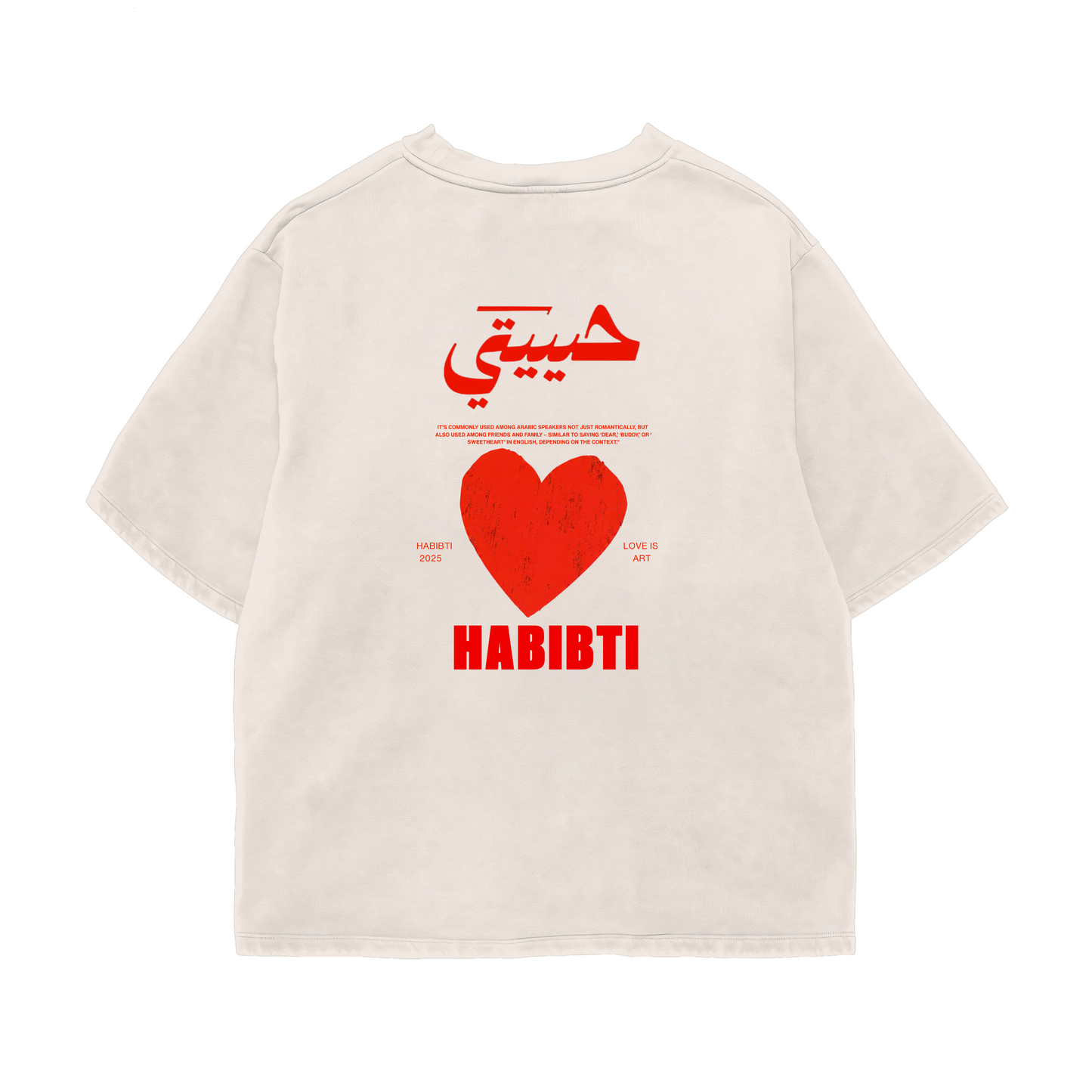 Habibti Heart Oversized Shirt