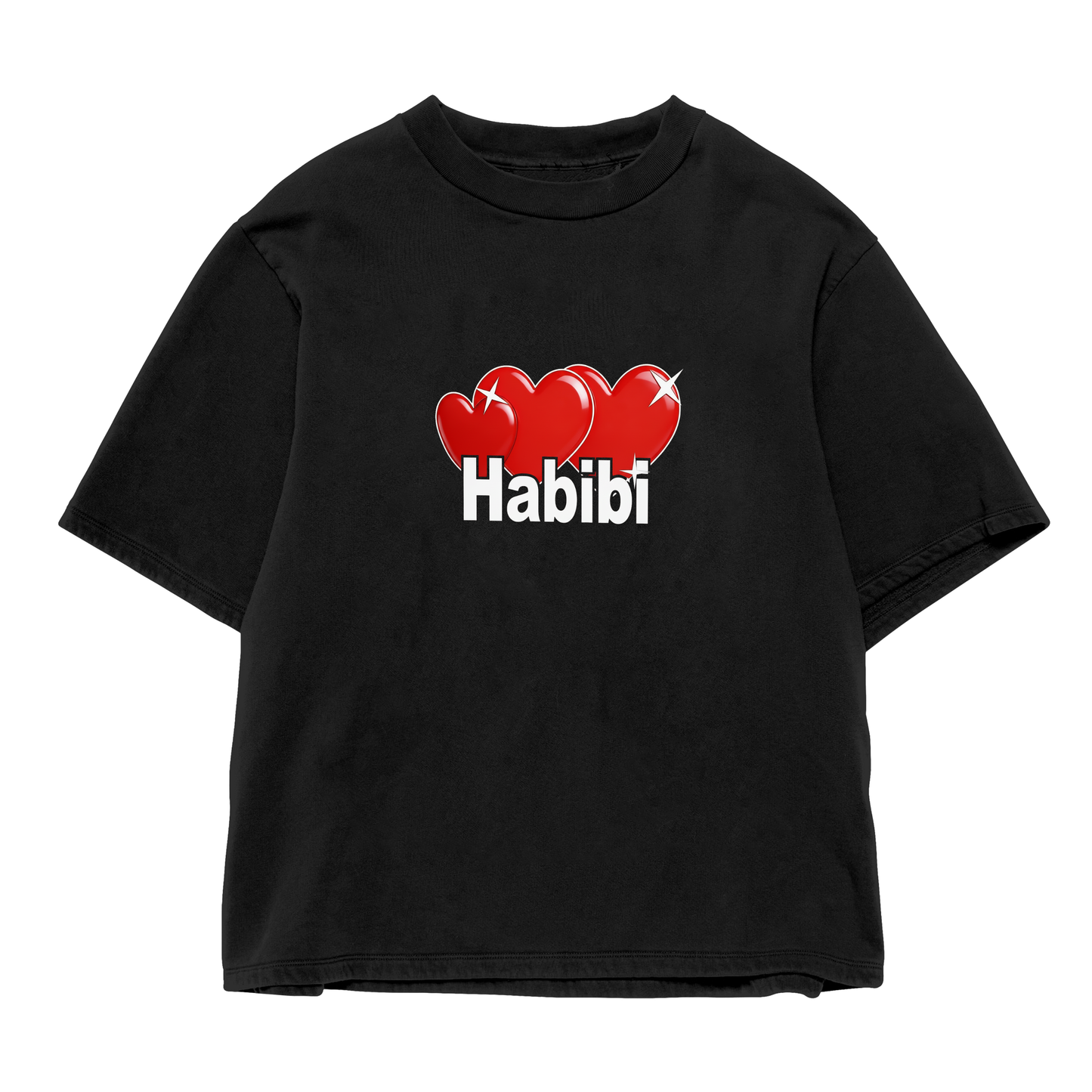 Habibi Hearts Oversized Shirt