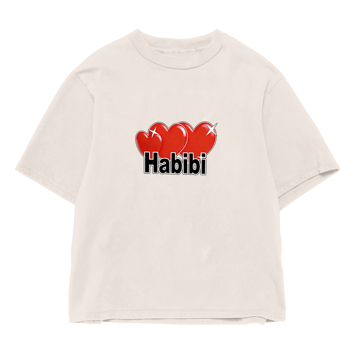 Habibi Hearts Oversized Shirt